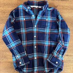 Janie and Jack Plaid Button Down - 5